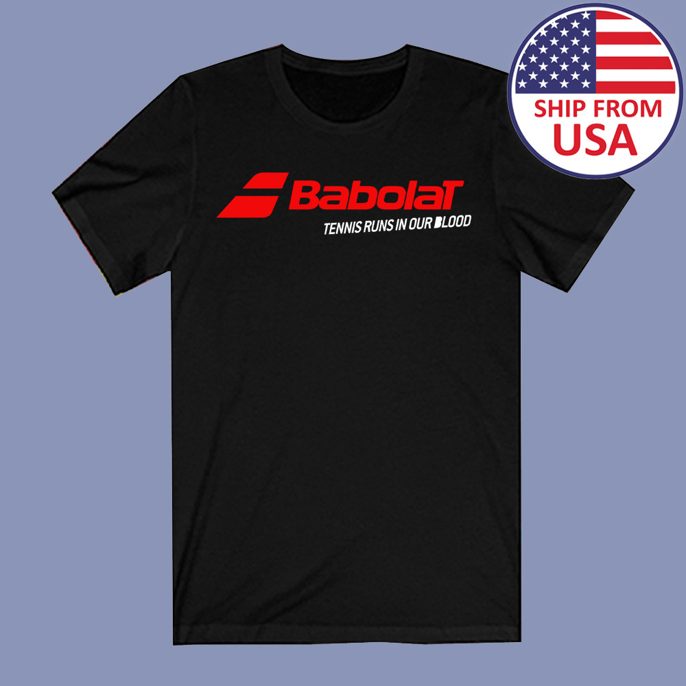 Babolat Tennis Sports Men’s Black T-Shirt Size S to 3XL