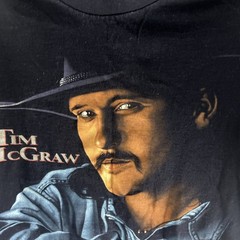 Tim McGraw Don’t Take The Girl Black Single Stitch VTG T-Shirt Unknown Size