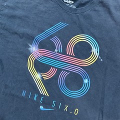 Vintage Nike Shirt Mens L Black Skateboarding SB 6.0 Graphic Print Swoosh Cotton