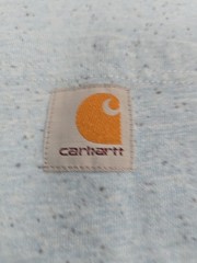 CARHARTT Short Sleeve Loose Fit T-Shirt Blue Flecked Patch Pocket Men’s Large