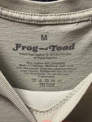 OFFICIAL Licensed Frog and Toad Double-Sided Graphic Print Beige Crew Neck Tee M