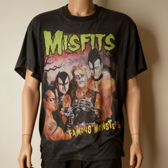 Misfits Famous Monsters T shirt Black Short Sleeve Unisex S-5XL NWT