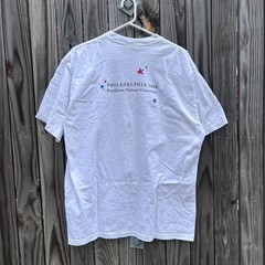 Vintage 00s George W. Bush campaign promotional white cotton tee