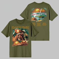Iron Maiden Run For Your Lives World Tour 2025 Aces High Death Defying Eddie Tee