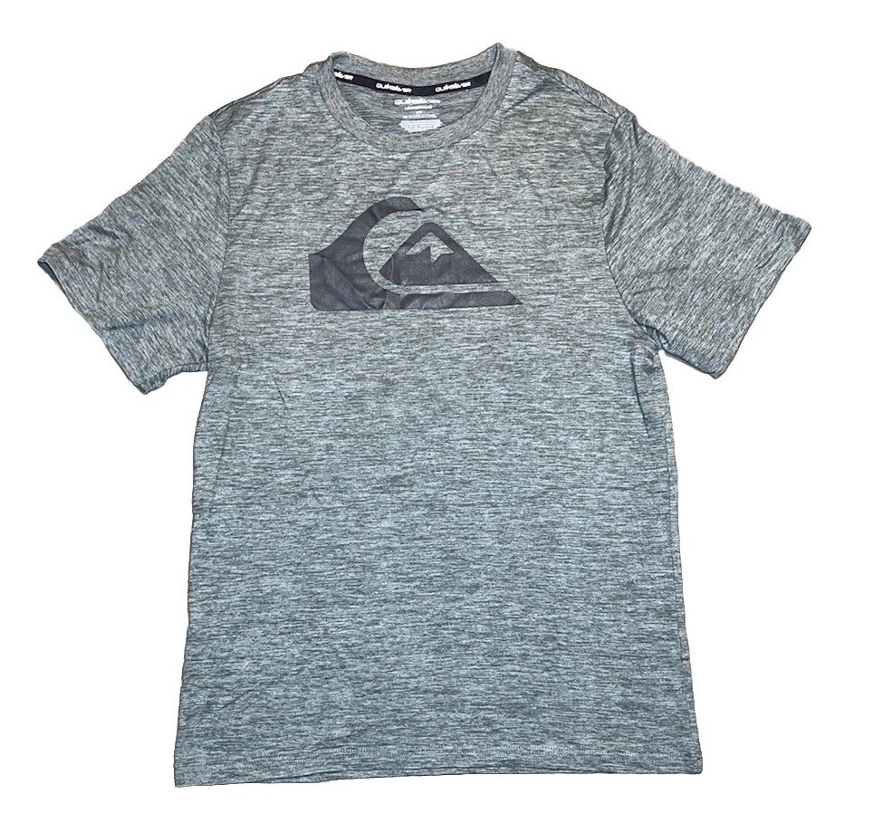 Quiksilver Heathered Gray Men’s Loungewear Shirt Sleeve Logo Shirt NWOT Small
