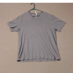 BELLA+CANVAS Heather CVC gray V-Neck Short Sleeve T-Shirt unisex XL