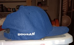 Doosan Pit Crew Work Shirt, XXL & adjustable hook & loop Strap Hat