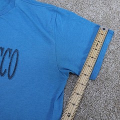 San Francisco Graphic T-Shirt Tourist Tee Blue (see photo for flaw)