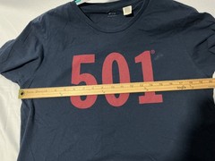 Levi’s 501 T shirt Men’s size Large Navy Blue Short sleeve