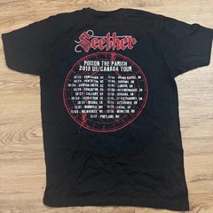 Lot of 3 Seether 2012 Tour Concert Band T-shirt Black Gray Crow Cloud Nwot Sz XL