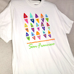 Vintage 1992 San Francisco Mens Shirt Extra Large XL White Luke A Tuke NWOT