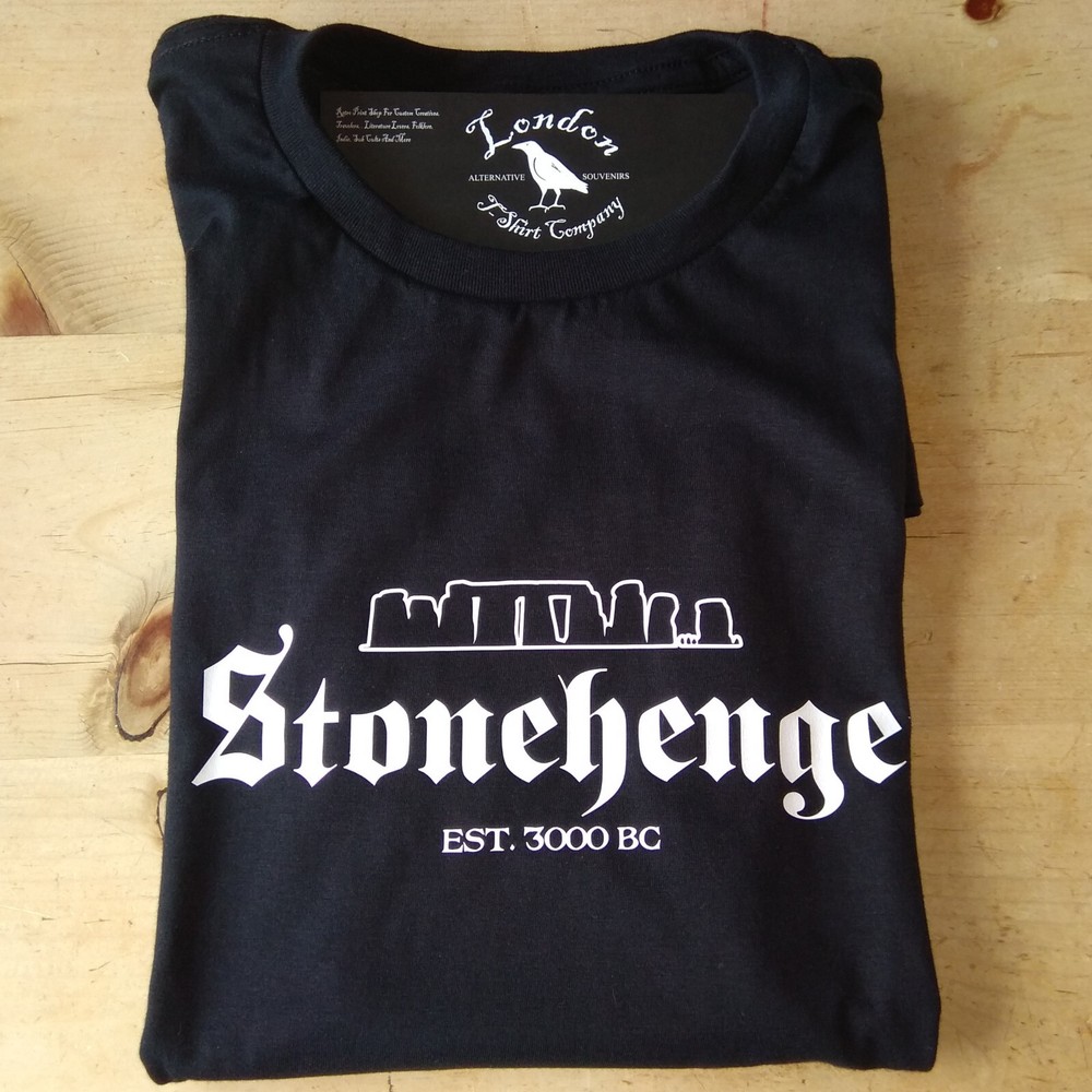 Stonehenge 3000 BC T-Shirt – Megalithic Stones Souvenir, Various Colours