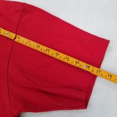 Shaka Wear Red Super MAXHeavy Men’s Basic Crew Neck T-Shirt Size XL Casual