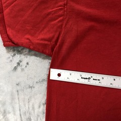 vtg Russell Athletic Shirt Mens 2XL Red Pocket Tee Cotton Made in USA Crewneck