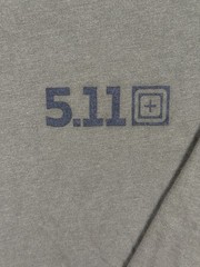 5.11 Tactical Men’s Large Olive Green Send It Long Sleeve Graphic T-Shirt