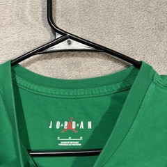 Jordan Shirt Mens Medium Green Jumpman JORDAN Graphic Tee T-Shirt Basketball