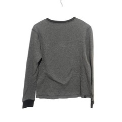 Pact Organic Cotton Henley Men’s Shirt Size Large Grey Gray Long Sleeves