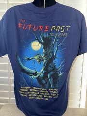 Iron Maiden Official Future Past World Tour Shirt 2023 T Shirt Small New