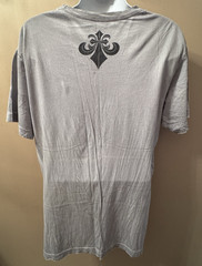 AFFLICTION Live Fast Y2K Gray & Black “Victory” T-Shirt Men’s Sz 3XL Distressed