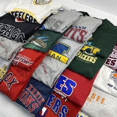 Wholesale Lot of 20 Men’s Sports Tee Shirts (Size Breakdown in Desc)