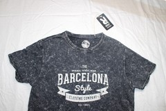 Barcelona Style Clothing Company Acid Wash Graphic