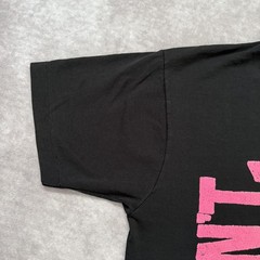 Vintage 90s Don’t Worry Be Happy Shirt Mens L Black Neon Smiley Face
