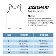Custom Men’s Tank Top – Personalized Photo/Text/Logo Print, 100% Cotton