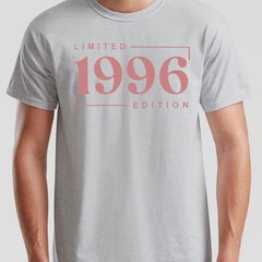 30th Birthday Gift Unisex T Shirt Limited Edition 1996 Present For Him Her