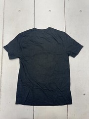 District Perfect Tri Black Graphic Print Short Sleeve Shirt Mens Size Small