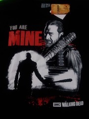 NEW Walking Dead Comics Season Poster NEGAN Figure Lucille Shirt Size Varies I6