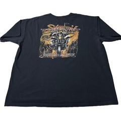 Strugis Motorcycle Rally 2012 Graphic Hot Leather Black T-shirt Men’s Size 3XL