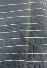 $79 Peter Millar Men’s Blue Stripe Short Sleeve Crew-Neck Vintage T-Shirt Size S