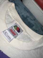 Vintage Fruit On The Loom Y2K Martin Luther King Double Print T Shirt