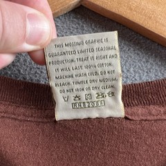 Vintage Mossimo Shirt Mens Large Brown Mauve 90s Single Stitch Skater Grunge Y2K