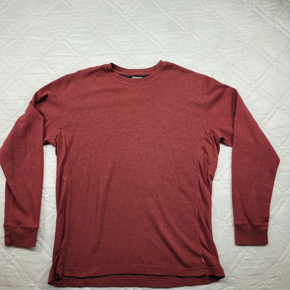 Levis burgundy long sleeve thermal shirt size XL