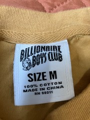 Billionaire Boys Club BBC Arch Logo Shirt Mens Medium Tan Beige Astronaut