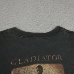 Vintage Gladiator Shirt Mens XL Black Fruit Of The Loom Graphic Movie Tee 2000s