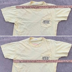 vintage Hobie pocket tee graphic t shirt single stitch c 1989 80s 1980s