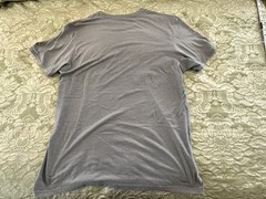 Adidas The Go-To Performance Tee Gray w/Gold Logo Climalite T-Shirt Mens XL 2019