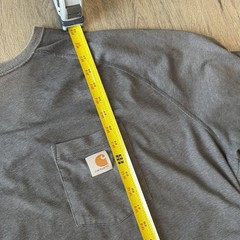 Carhartt Pocket T-Shirt Men’s 4XL Gray Loose Fit Workwear Tee