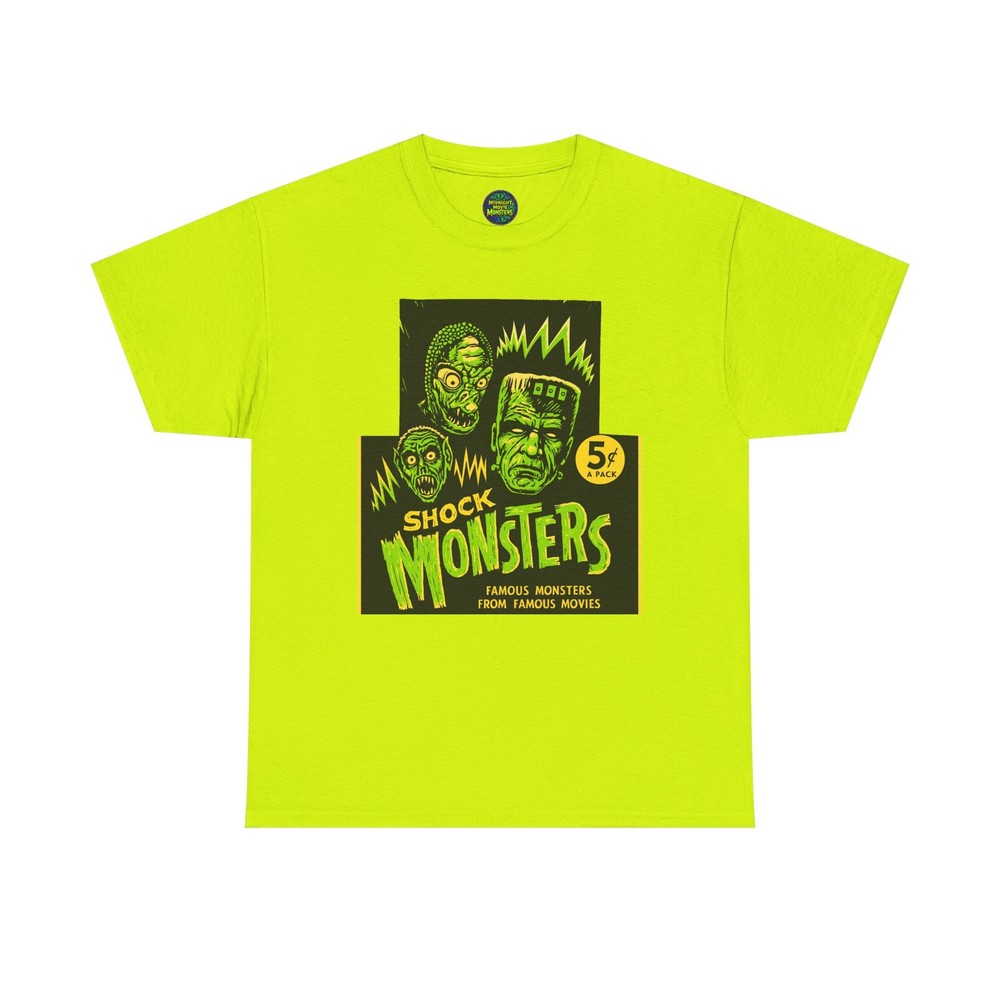 Shock Monsters T-Shirt Tee FAMOUS FROM FAMOUS MOVIES Frankenstein Mole People