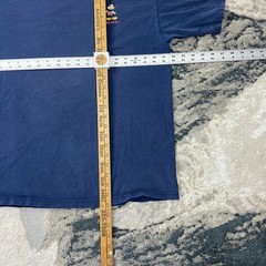 Vtg Disney Genuine Mickey Mouse Sz XL Blue Graphic Double Sided Unisex