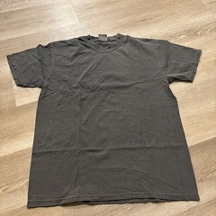 Comfort Colors Men’s Dark Gray Crew Neck T-Shirt Size Large