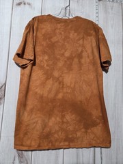 The Mountain Shirt Mens Large Brown Tiger Graphic Tie Dye Big Cat Cotton