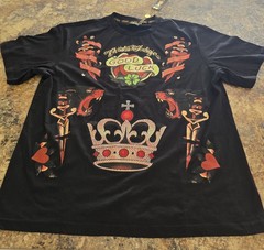 Christian Audigier size XL Embellished Graphic T-shirt Black.