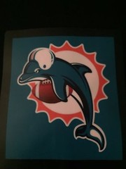 Dolphins Miami NFL Sound-Activated LIGHTS UP LED T-Shirt ALL SIZES Wireless