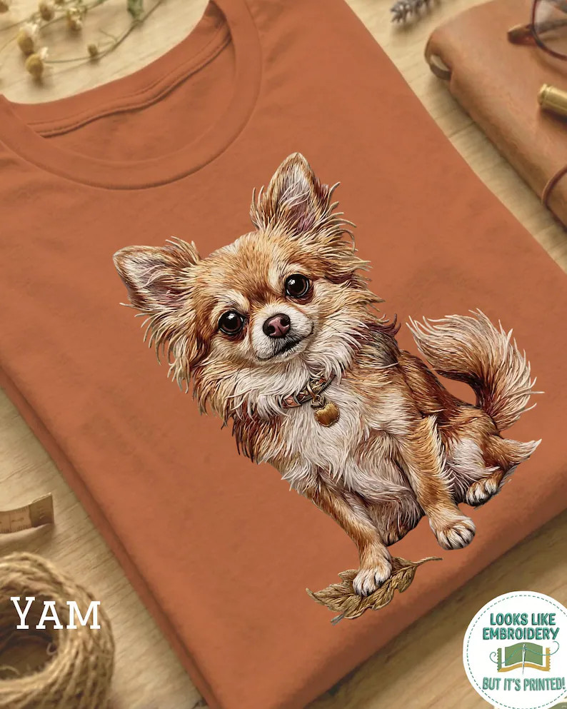 Chihuahua Printed Design Comfort Tee
