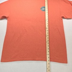 Costa Del Mar Mens XL Orange Heather Fishing Graphic T-Shirt See Whats Out There