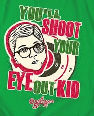 A Christmas Story “You’ll Shoot Your Eye Out” T-Shirt – Toddler through 4X
