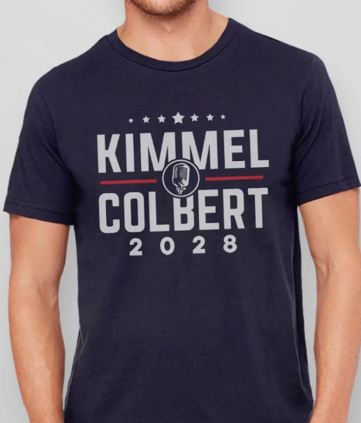 Kimmel Colbert 2028 Shirt: Jimmy Kimmel and Stephen Colbert for President